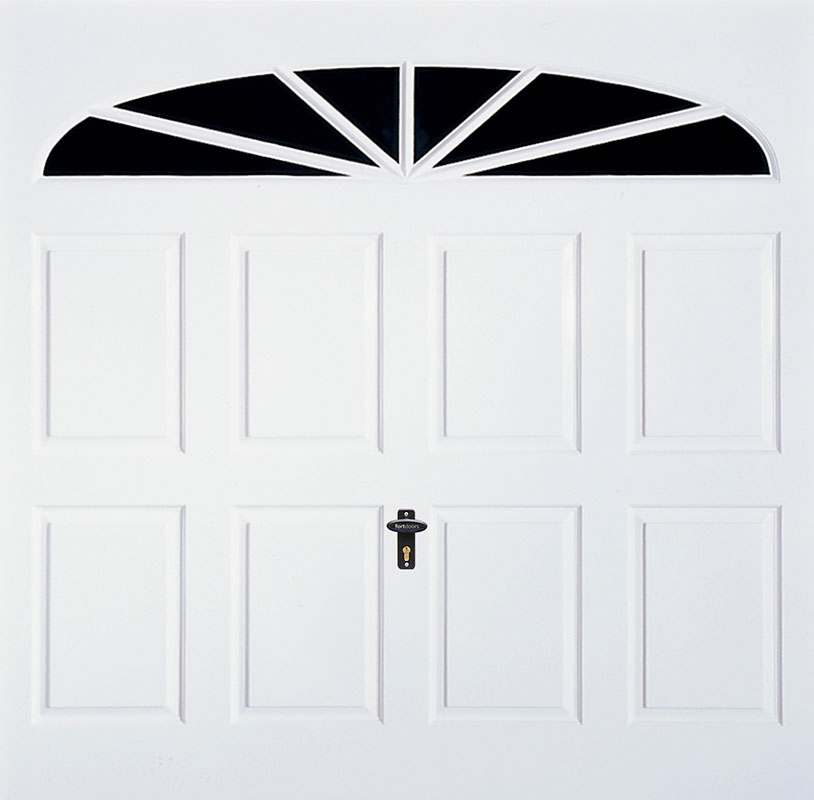 Gliderol Up and Over Garage Doors - Eastbourne White Gloss
