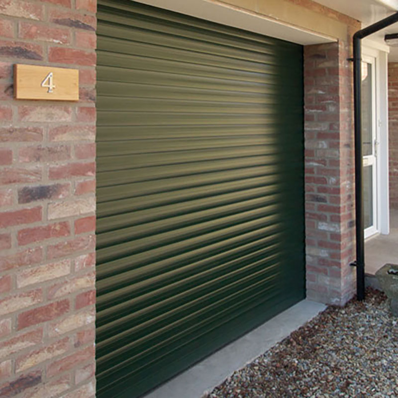 Gliderol Roller Garage Doors - Insulated Green