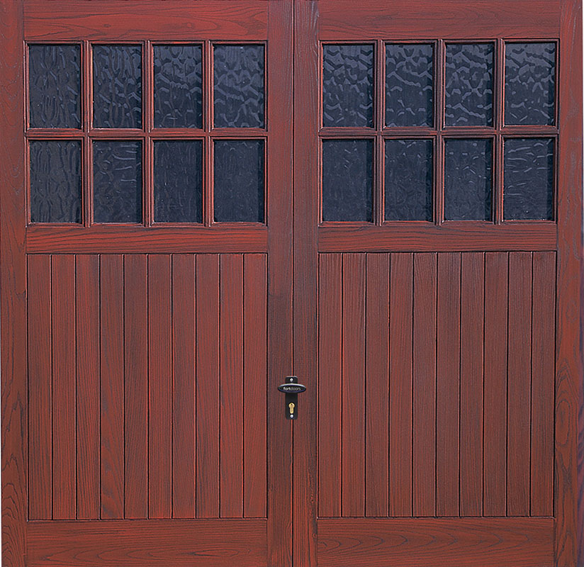 Gliderol Up and Over Garage Doors - Kielder Woodgrain