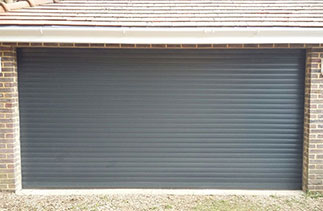 Seceuroglide Excel roller shutter garage door in Anthracite
