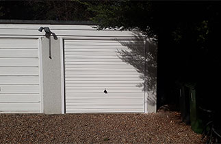 A Garador Horizon canopy garage door. Fitted in Basingstoke, Hampshire.