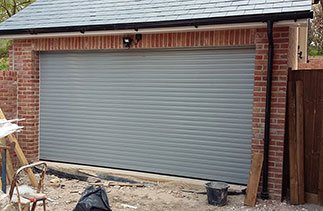 A Seceuroglide Excel finished in Ral 7042. Fitted to plot 2 in Alton, Hampshire.